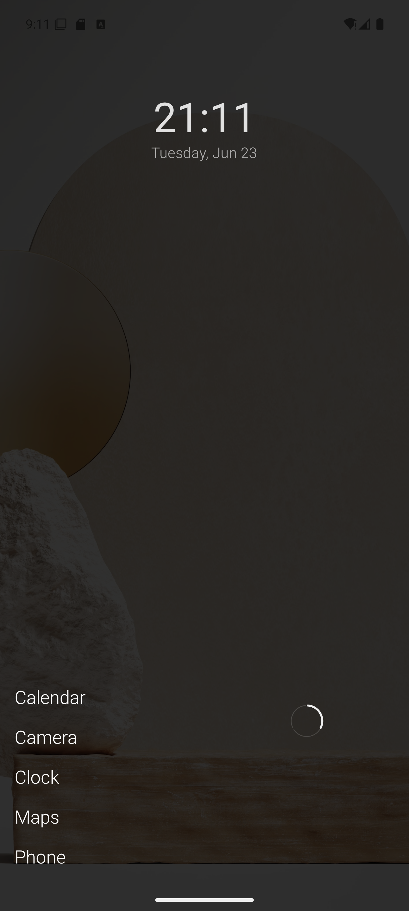 Zez Launcher home screen with curated app list